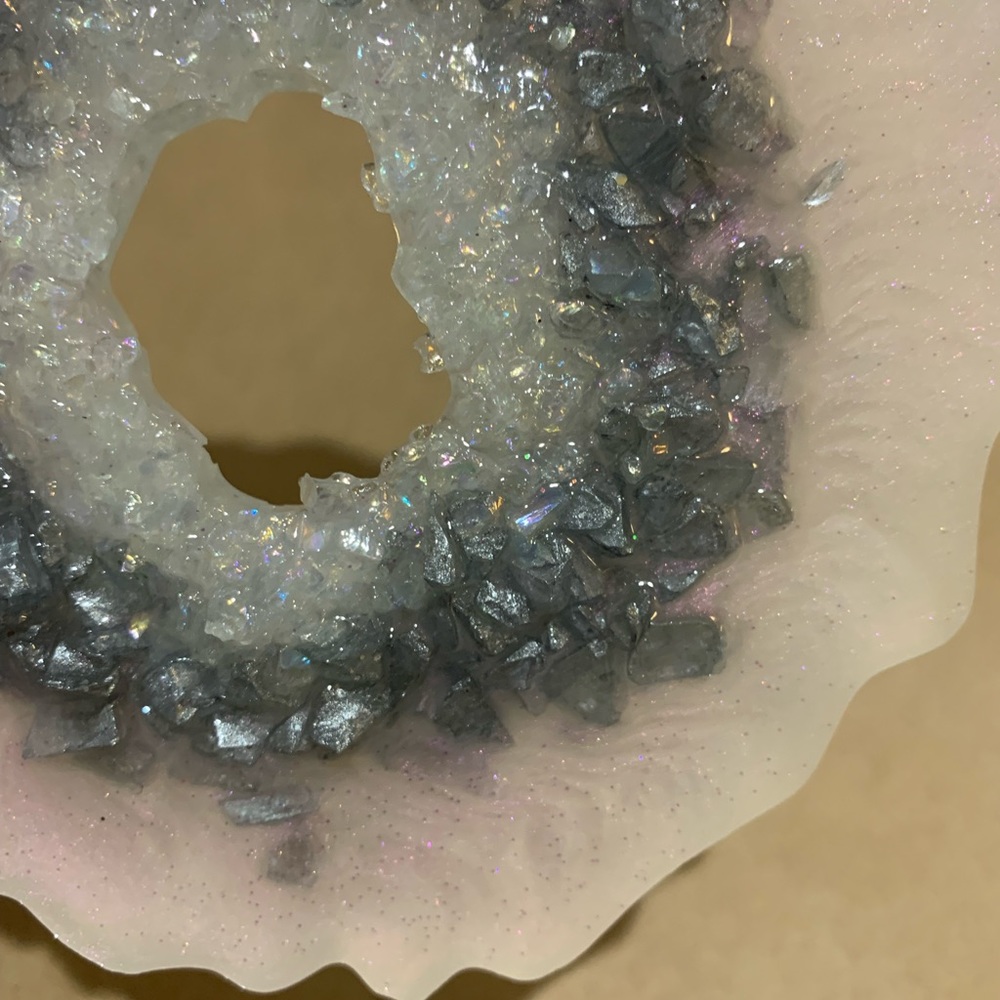 Geode resin art